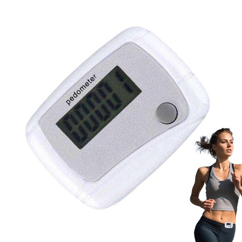Accurate Easy to Set Up Portable Step Counter - 3D Pedometer | Simple Step Counter, Simple Step Counter for Running, Swimming for ROutdoor Hiking Adventures Sports Senior Indoor Running Workouts