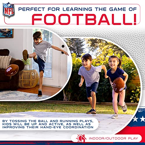 Kids Soft Plush Football - 12 Inch Jumbo Football for Learning & Play