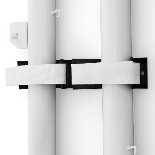 Shimeyao Indoor Volleyball Poles Wall Rack Vertical Upright Storage Bracket for Volleyball Badminton and Tennis