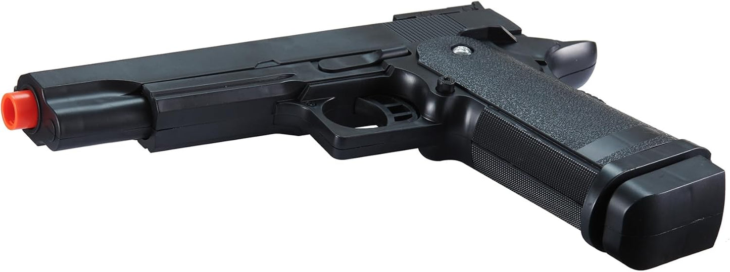 250 FPS M1911 Custom Durable Plastic Spring Airsoft Pistol (Color: Black)