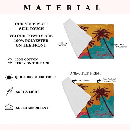 Custom Bachelorette Beach Towel for Men for Women, Trendy, Gift Personalized Last Toast on The Coast Towel, Girls Weekend or Coastal Party Favor for Bride Crew