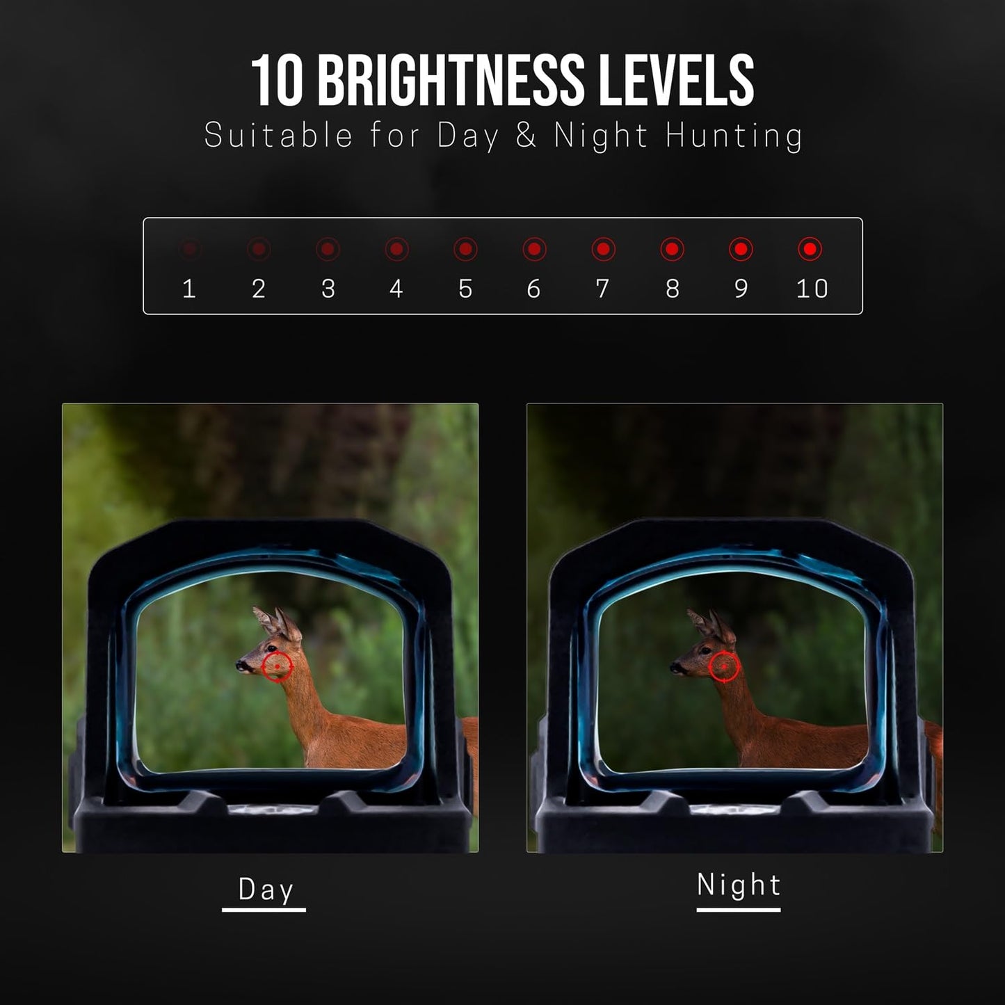 Alpen Optics Argus LT Red Dot Sight 1x26x23 Open with 3 Adjustable reticles