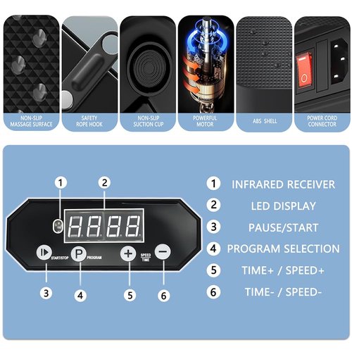 Wedpun Vibration Plate Exercise Machine for Lymphatic Drainage, Weight Loss, and Whole Body Workout – Power Vibrate Platform, Shake Plate Shaker for Home Fitness and Fat Burning for Women Men