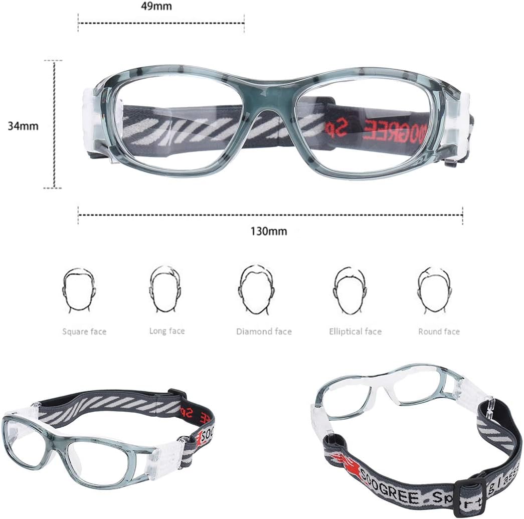''N/A'' Kids Sports Glasses Basketball Football Safe Training Goggles Anti Fog 7-12