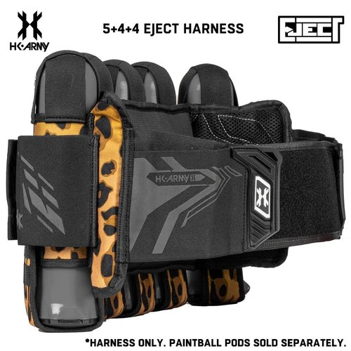 HK Army 5+4 Eject Paintball Harness Pod Pack - Leopard King