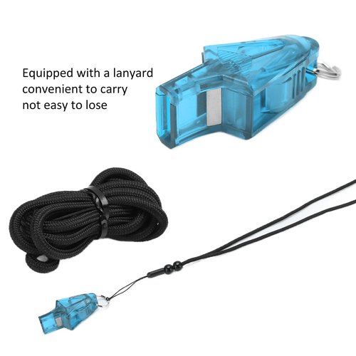 JAOCDOEN Referee Whistle Sturdy Resounding Crisp Portable Sound Whistle for Competitions and Sports (Sky Blue)