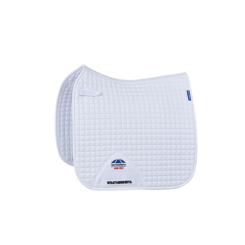 WeatherBeeta Prime Air-Tec Dressage Saddle Pad, White, Large