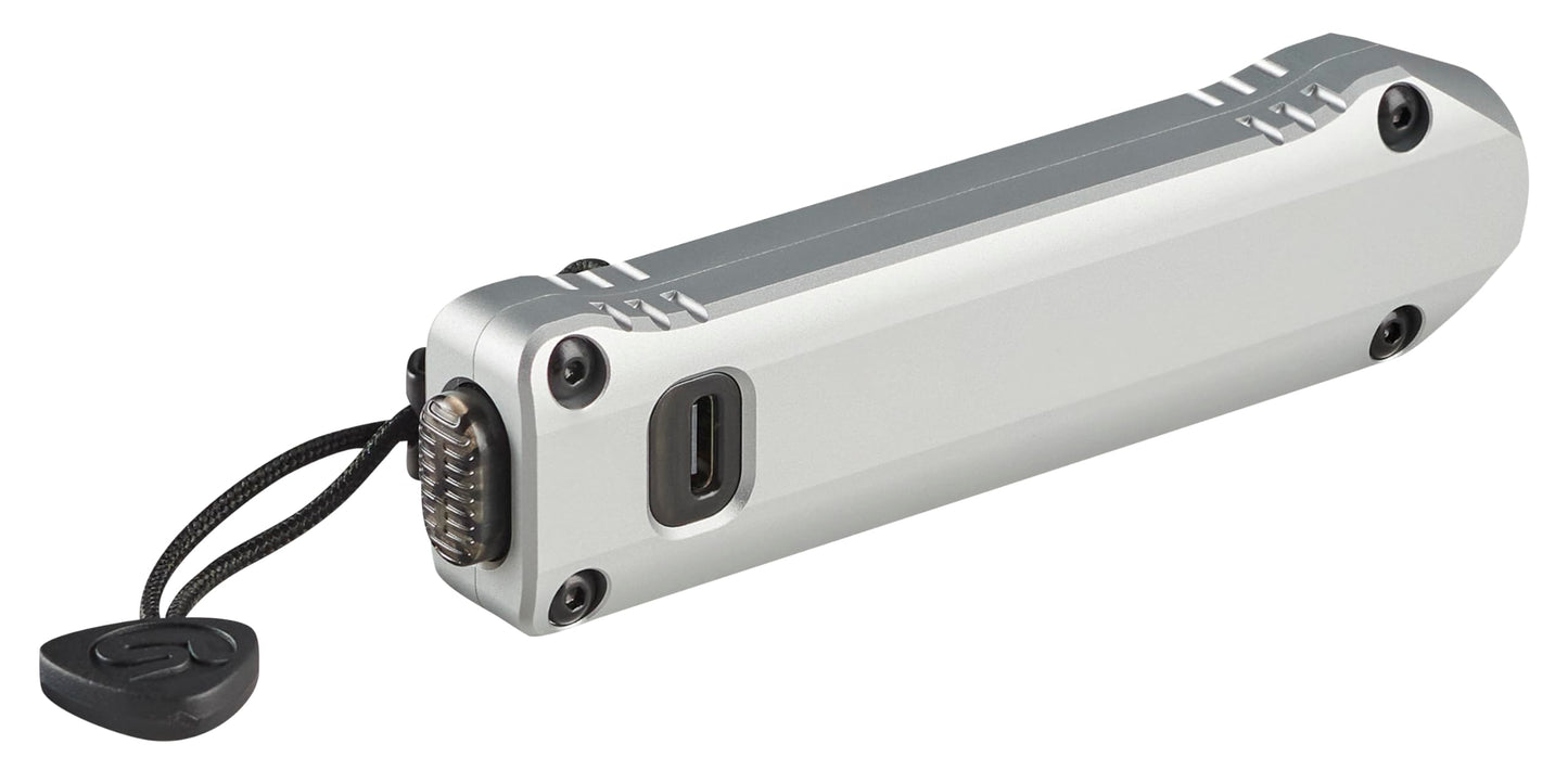 Streamlight 88819 Wedge XT 500-Lumen 1,900-Candela Flat Everyday Carry Flashlight, Includes USB-Cable and Pocket Lanyard, Silver