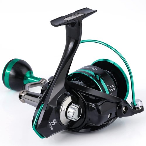 Sougayilang Spinning Reels Light Weight Ultra Smooth Powerful Fishing Reels Blue 3000