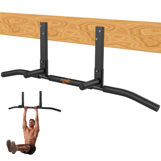 Fitarc Joist Mount Pull Up Bar for Garage Basement Gym, Home Gym Fitness Equipment, Heavy Duty Steel Upper Body Trainer, Ceiling Mounted Chin Up Bar, 42 Inch Wide, 440 lbs Capacity-Patent Pending