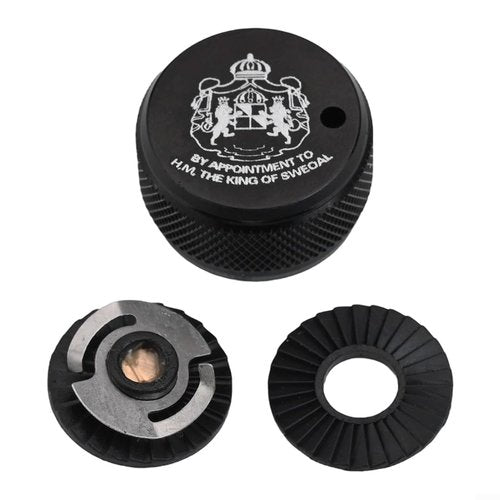 Spool Mechanical Knob FOR ABU3/3.5/4/P5 Spool Aluminum Alloy Mechanical BRAKE KNOB With Internal Sound Baitcast Reel, Fishing Reel Replacement Parts(black)