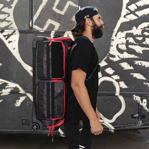 HK Army Expand 75L Paintball Roller Gearbag - Shroud Black/Red