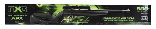Umarex NXG APX Multi-Pump Pneumatic Youth .177 Caliber Pellet or BB Gun Air Rifle - Includes 4x15mm Scope, Standard Kit, 800 fps