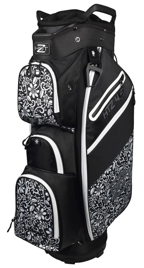 Hot-Z 4.5 14 Way Divider Golf Cart Bag Ladies Lace Black/White