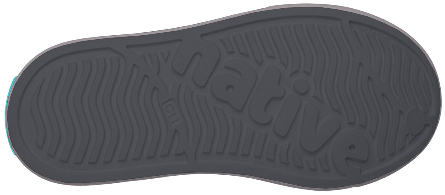 Native Shoes Unisex-Kids Jefferson Sneakers, Gravity Grey/Satellite Grey, 9 Toddler