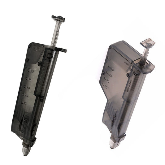 2 Pcs Airsoft Speed Loader Fast Load 6mm BB Pellet Speed Loader Airsoft for BB Loader (2 Pcs 90+150 Rounds)