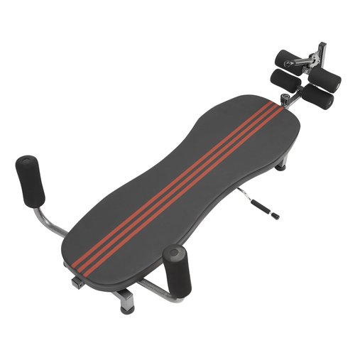 BIXIBIN Adjustable Back Stretch Decompression Bench, Inversion Traction Table, Back Stretcher Decompression, Relax Lower Back, Lumbar Pain Relief, Cervical Traction, 330.7 lbs Load Capacity
