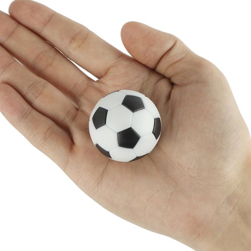 zeyce Pack of 12 Foosball Balls Mini Soccer Balls - Small Soccer Ball Replacements for Foosball Table Fun Home Recreation
