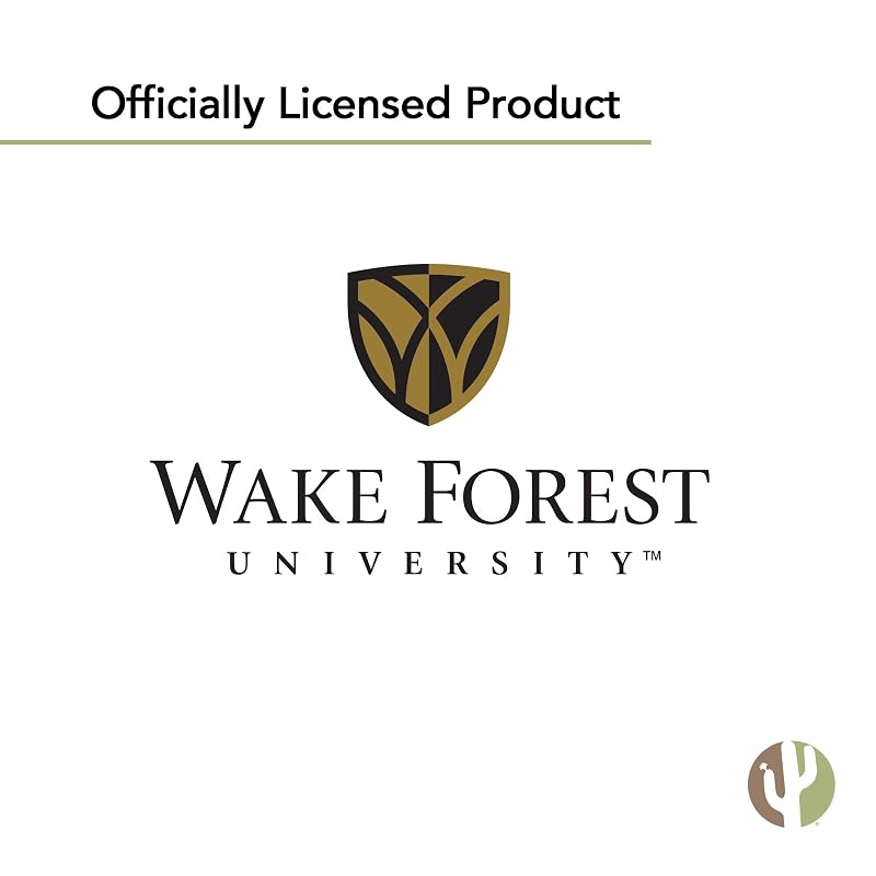 Wake Forest Lanyard with Snap Buckle—Black, Officially Licensed