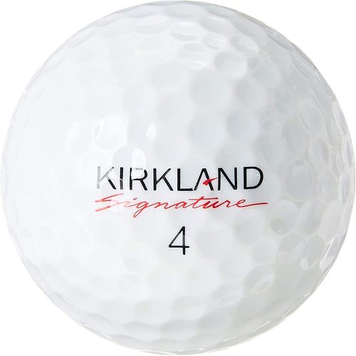 LostGolfBalls Kirkland Signature Golf Balls, Near Mint, AAAA Quality, 50 Pack, White