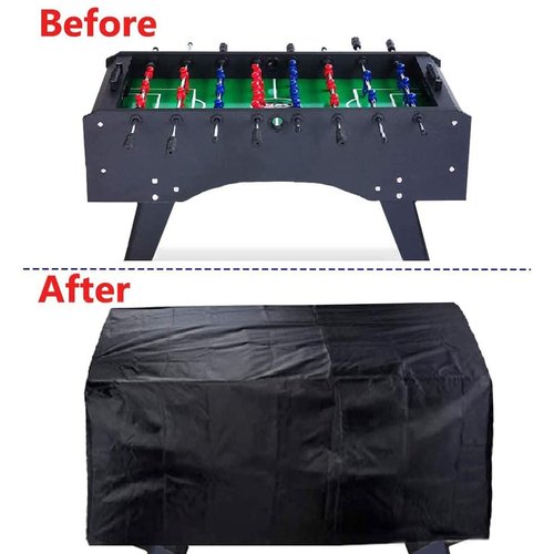 Foosball Table Cover Waterproof Soccer Table Cover Outdoor/Indoor Water-Resistant 320D Oxford Fabric-63x45x35 inches (LxWxH)