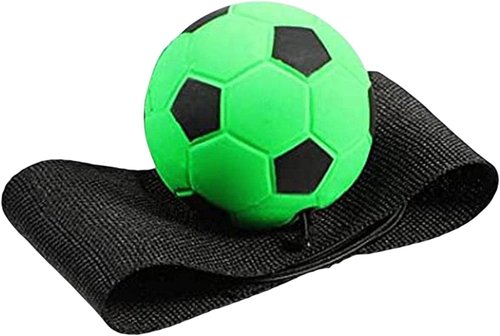 JJLFresheners Wrist Return Ball Rubber Sport Ball with Wrist Strap and String Rebound Bouncy Balls Wrist Rebound on Elastic String Exercise Play