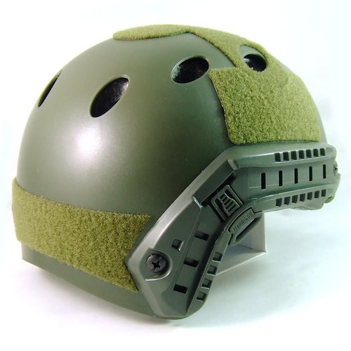 ATAIRSOFT PJ Type Tactical Paintball Airsoft Fast Helmet Green