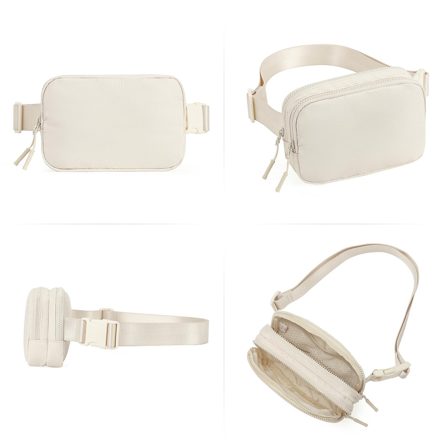 CLUCI Small Belt Bag for Women, Crossbody Everywhere Waist Packs Trendy, Women's Fanny Pack with Adjustable Strap