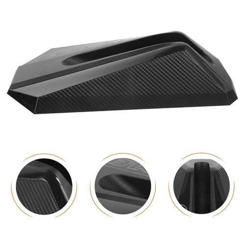 DINTSTYLE Bike Front Wheel Block, Front Wheel Riser Block, Bicycle Trainer Front Wheel Block, Bike Front Wheel Riser Mount, Carbon Fiber Pattern, for Mountain Bike