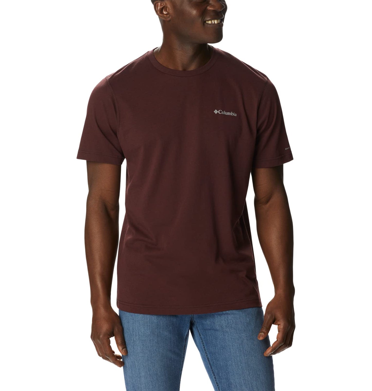 Columbia Men's Big & Tall Thistletown Hills Short Sleeve, Elderberry/Black, 2X B&T