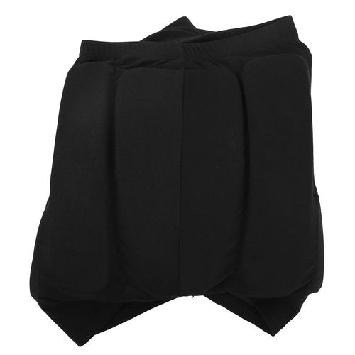 Protective Shorts Nylon and EVA Skin Friendly Heat Protective Short Pants for Cycling Ski Sports (XXL) Black