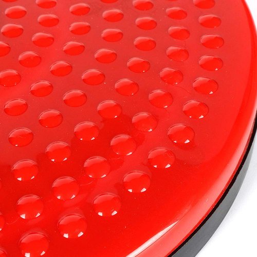 THBII Twisting Waist Disc, Body Shaping Twisting Boards Waist Aerobic Exercise Fitness Slim Machine Rotating Board Female Twister Exercise Sports Equipment (Big Round Beads(Black))