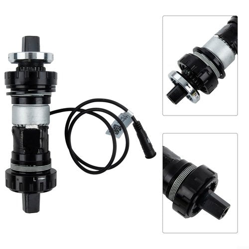 Torque Center Axle Sensor for Bafang Electric Bike Power Assist,73Mm Bottom Bracket 148Mm Total Length,6-Pin Cable Steel Construction