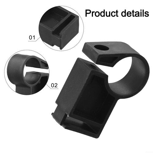 Exercise Bike Monitor Mounting Bracket Suitable for 22 25mm Tubes Plastic Build