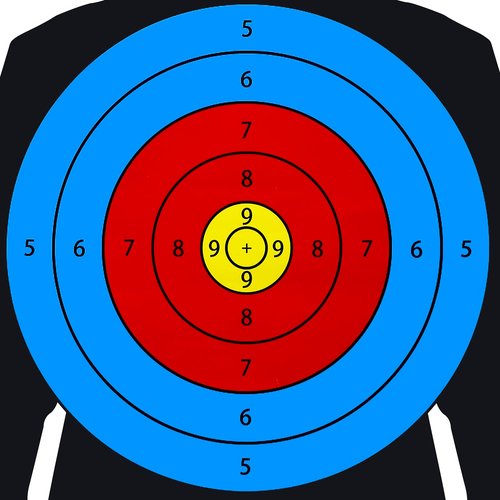Silhouette Shooting Targets, 25 Pack 23X35 inch Paper Targets for Shooting Range, Suitable for Rifles, Pistols, Airsoft Guns, BB Guns