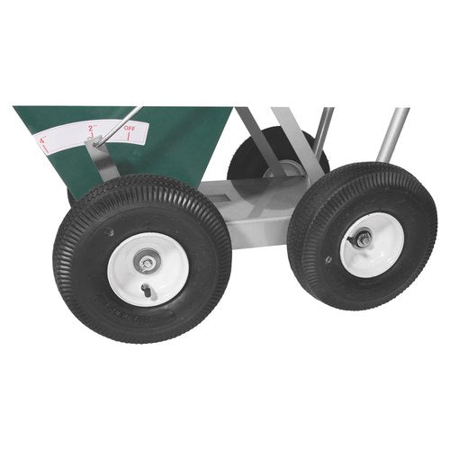 Champion Sports 50 LB Wheeled Heavy Duty Steel Dry Line Striping Athletic Field Marker, Green