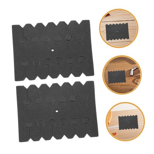 UPKOCH Outdoor Hunting Arrow Rack Separator 6pcs Black Foam Bow Arrow Sponge Pad Organizer