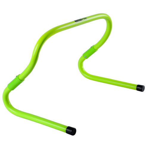 HolaHatha Football and Soccer Training Sports Equipment Speed Agility Hurdle 8 to 11.8 Inch Height Adjustable, Easy Storage, Bright Green