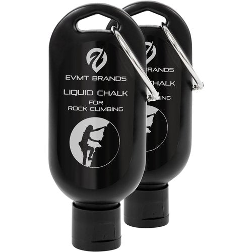 EVMT Brands Liquid Chalk, Mess Free Gym Chalk for Weightlifting, Gymnastics, Rock Climbing, Dancing. Sweat Resistant and Long Lasting for Stronger Grip. Package May Vary.