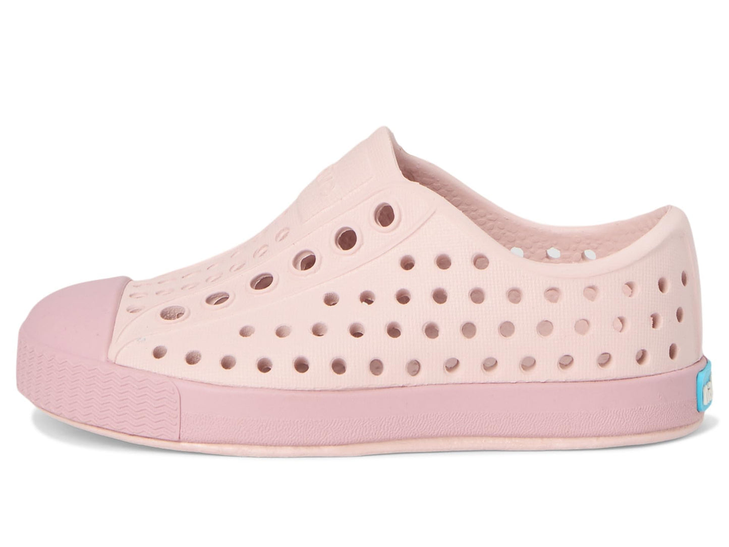 Native Shoes Unisex-Kids Jefferson Sneakers, Dust Pink/Balos Pink, 8 Toddler