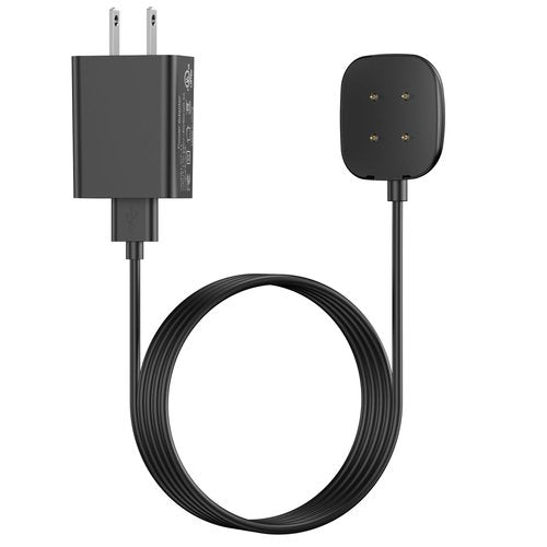 Vancle Fast Wall Charger for Fitbit Versa 4 / Versa 3 / Sense 2 / Sense, 3.3Ft Replacement USB Charging Cable Cord Magnetic Dock Stand for Versa 4/3 / Sense 2 Smartwatch