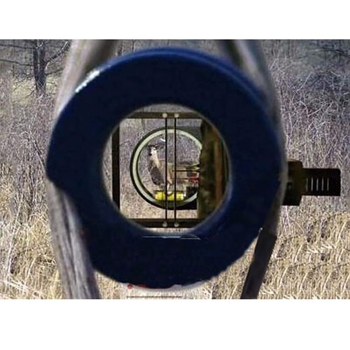 Ruiwaer Outdoors Meta Pro Peep Hunter Sight, Composite Bow Aluminum Sight Glass, Black