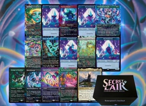 Magic the Gathering Secret Lair Commander Deck: Everyone's Invited - 100 Card Preconstructed Deck