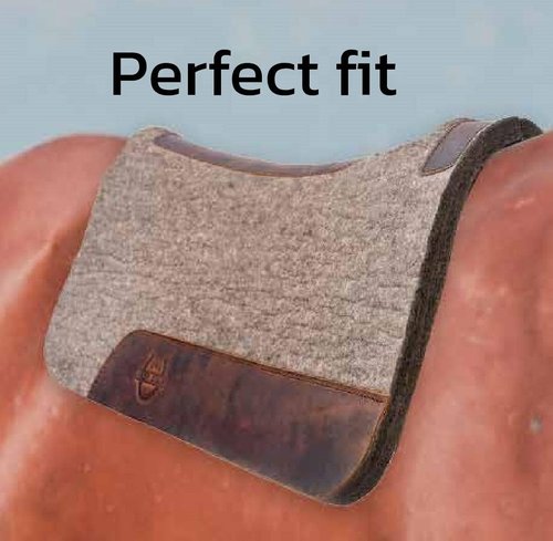 BLACK HOOF Steam Pressed Merino Wool Felt Contoured Pad 3/4 Inch Thick
