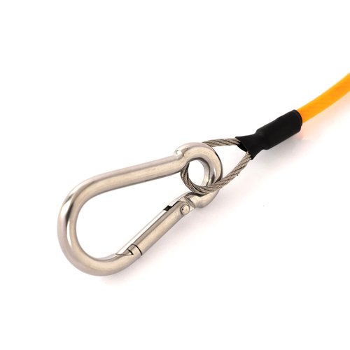 Pacific Reef Spearfishing Stringer w/Carabiner ||| Fish Holder for Scuba Diving and Freediving Quick Spearguns with Stainless Steel Cable Heavy Duty Kayak Fishing Big Game Clip Large Weight Belt Kit