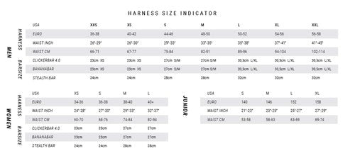 Mystic 2022 Womens Passion Seat Harness - Black 220135 S