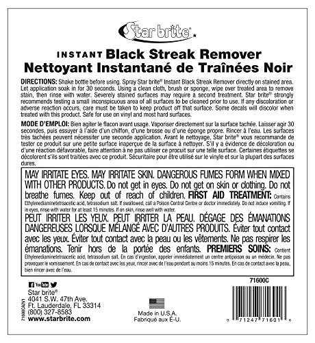 Star Brite Instant Black Streak Remover - 1 Gallon Exterior Cleaner