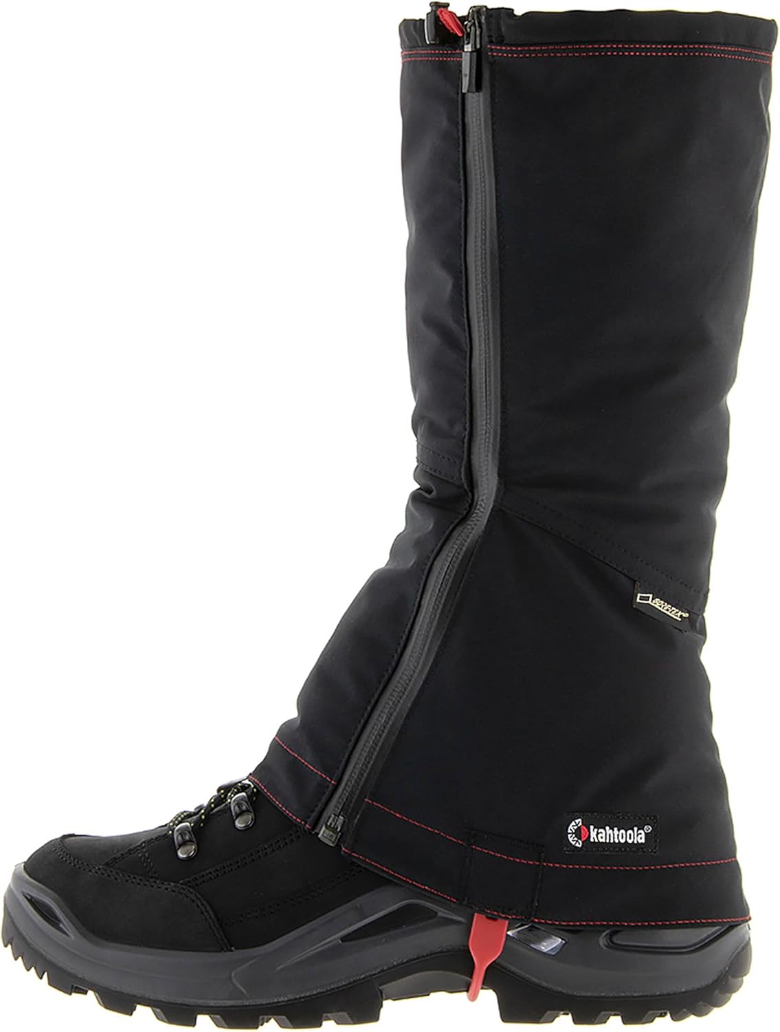 Kahtoola LEVAgaiter Tall GTX Gaiters, Waterproof Gore-TEX Shoe & Boot Protection for Mountaineering, Off-Trail Hiking in Mud, Snow & Ice