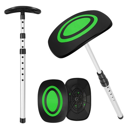 Portable Golf Travel Bag Support Pole, Umbrella Anti-Impact Support CoverProtector and Aluminum Alloy Rod, Golf Club Travel Bag Support System (Green)