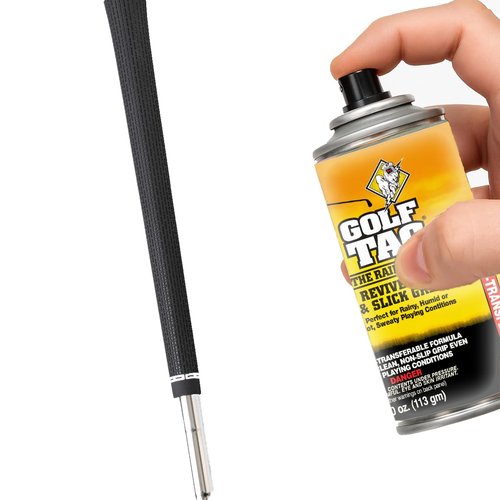 Golf Tac Grip Spray Adhesive for Golf Clubs and Golf Gloves, Clean and Invisible Tacky Spray to Improve Grip for All Golfers, Men and Women, Youth and Adults